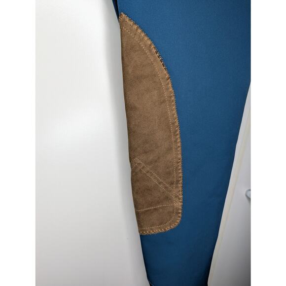R J Classics Gulf Front Zip Breech Equestrian Breeches Blue - Picture 6 of 8